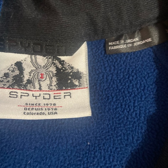 💜Spyder Blue and Black Quarter-Zip Pullover💜 - Picture 2 of 4